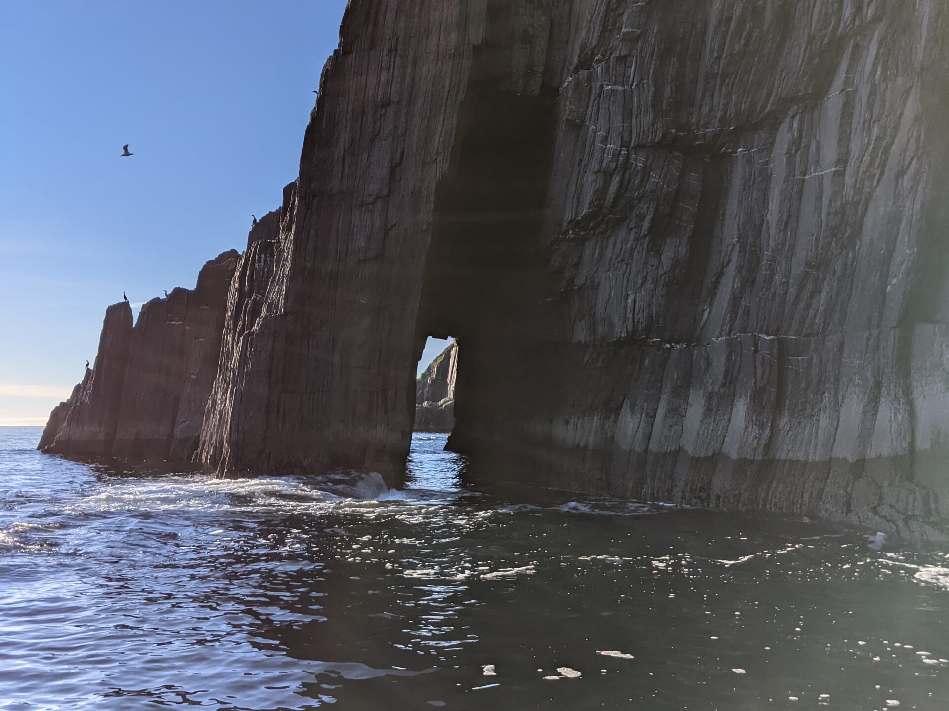 water next to the ocean